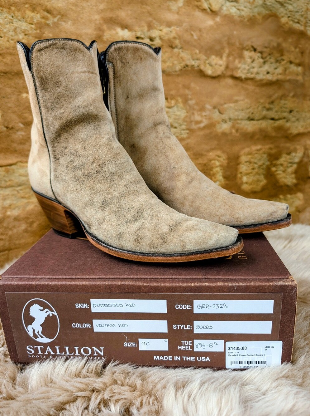Stallion "Zorro" Cowboy Boots